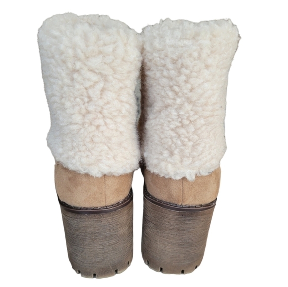 NWOT Unionbay Faux Shearling Boots Size 6.5 - Picture 4 of 5